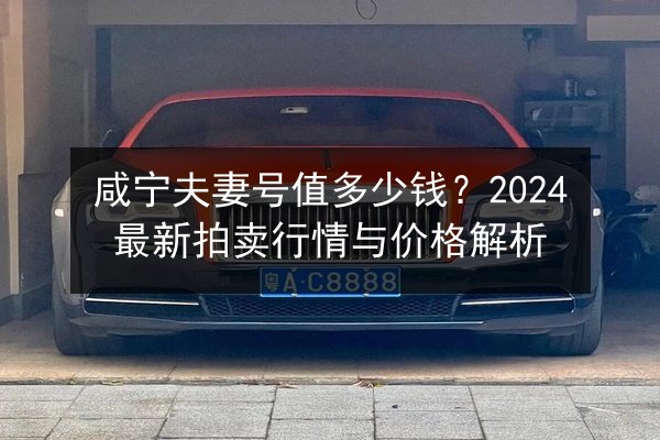 咸宁夫妻号值多少钱？2024最新拍卖行情与价格解析 第2张