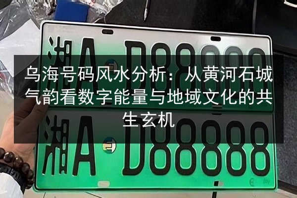 乌海号码风水分析：从黄河石城气韵看数字能量与地域文化的共生玄机 第3张