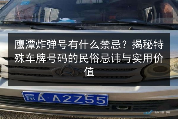 鹰潭炸弹号有什么禁忌?揭秘特殊车牌号码的民俗忌讳与实用价值 第3张 鹰潭炸弹号有什么禁忌?揭秘特殊车牌号码的民俗忌讳与实用价值 第3张