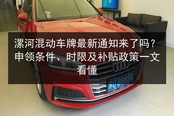 漯河混动车牌最新通知来了吗?申领条件、时限及补贴政策一文看懂 第3张 漯河混动车牌最新通知来了吗?申领条件、时限及补贴政策一文看懂 第3张