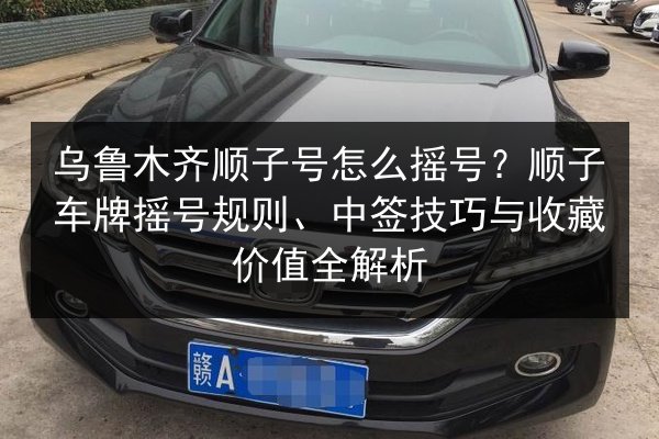 乌鲁木齐顺子号怎么摇号？顺子车牌摇号规则、中签技巧与收藏价值全解析