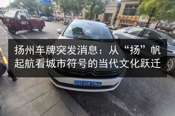 扬州车牌突发消息：从“扬”帆起航看城市符号的当代文化跃迁