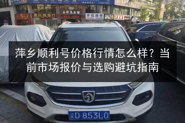 萍乡顺利号价格行情怎么样?当前市场报价与选购避坑指南 第3张 萍乡顺利号价格行情怎么样?当前市场报价与选购避坑指南 第3张