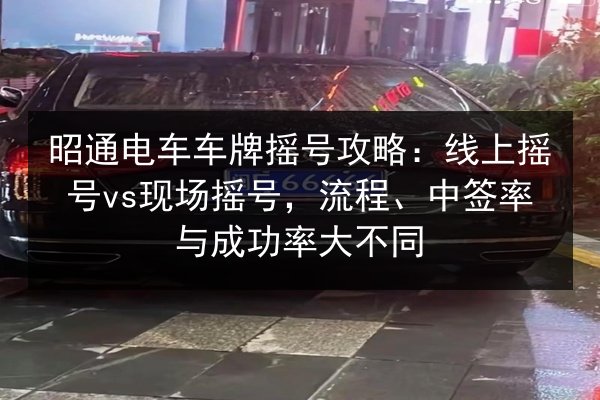 昭通电车车牌摇号攻略：线上摇号vs现场摇号，流程、中签率与成功率大不同 第3张