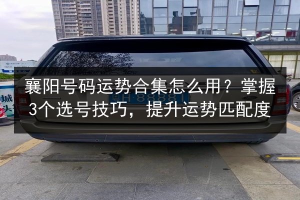 襄阳号码运势合集怎么用?掌握3个选号技巧,提升运势匹配度 第2张 襄阳号码运势合集怎么用?掌握3个选号技巧,提升运势匹配度 第2张