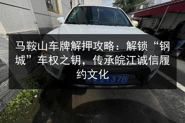 马鞍山车牌解押攻略：解锁“钢城”车权之钥，传承皖江诚信履约文化 第2张