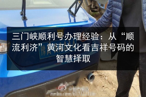 三门峡顺利号办理经验:从“顺流利济”黄河文化看吉祥号码的智慧择取 第3张 三门峡顺利号办理经验:从“顺流利济”黄河文化看吉祥号码的智慧择取 第3张