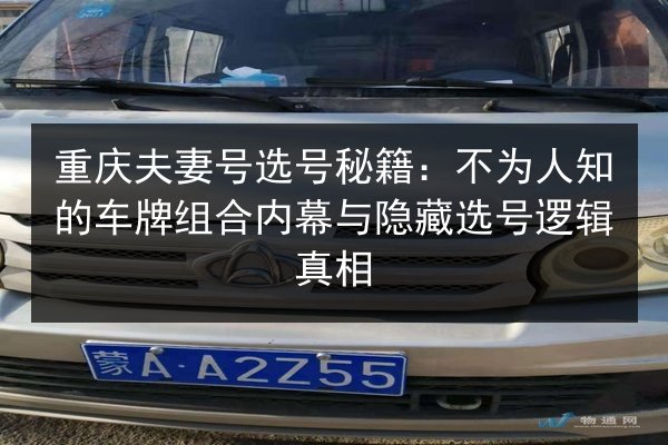 重庆夫妻号选号秘籍：不为人知的车牌组合内幕与隐藏选号逻辑真相 第1张