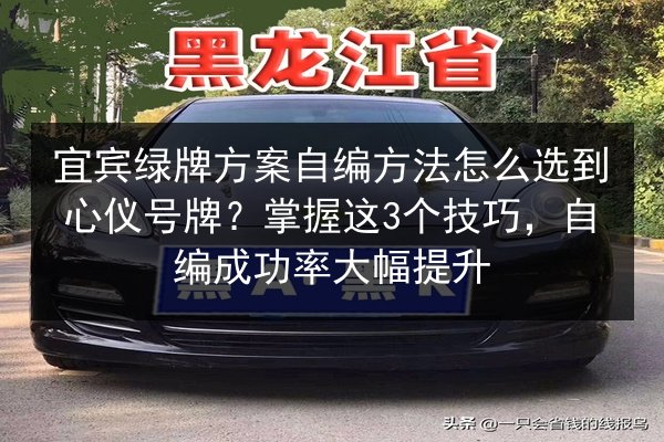 宜宾绿牌方案自编方法怎么选到心仪号牌?掌握这3个技巧,自编成功率大幅提升 第2张 宜宾绿牌方案自编方法怎么选到心仪号牌?掌握这3个技巧,自编成功率大幅提升 第2张