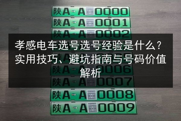 孝感电车选号选号经验是什么?实用技巧、避坑指南与号码价值解析 第2张 孝感电车选号选号经验是什么?实用技巧、避坑指南与号码价值解析 第2张