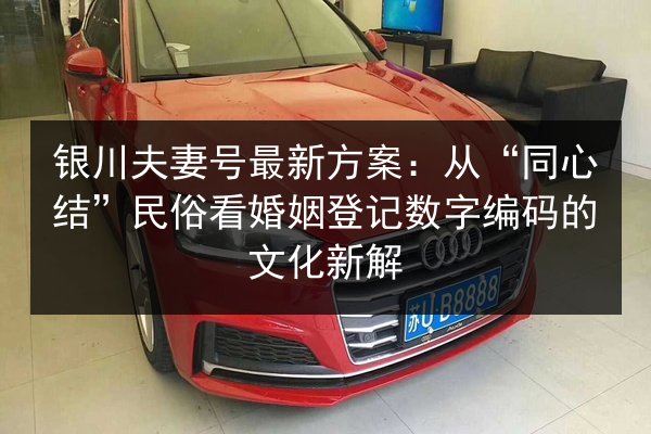 银川夫妻号最新方案:从“同心结”民俗看婚姻登记数字编码的文化新解 第2张 银川夫妻号最新方案:从“同心结”民俗看婚姻登记数字编码的文化新解 第2张