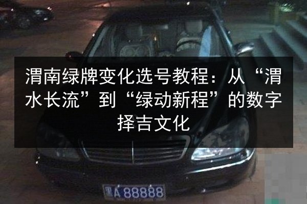 渭南绿牌变化选号教程：从“渭水长流”到“绿动新程”的数字择吉文化 第2张