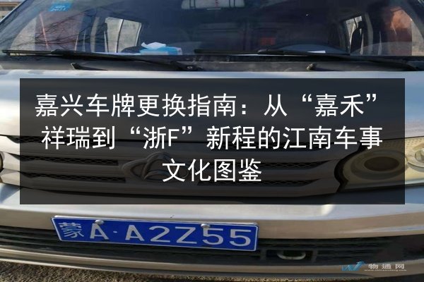 嘉兴车牌更换指南：从“嘉禾”祥瑞到“浙F”新程的江南车事文化图鉴 第3张