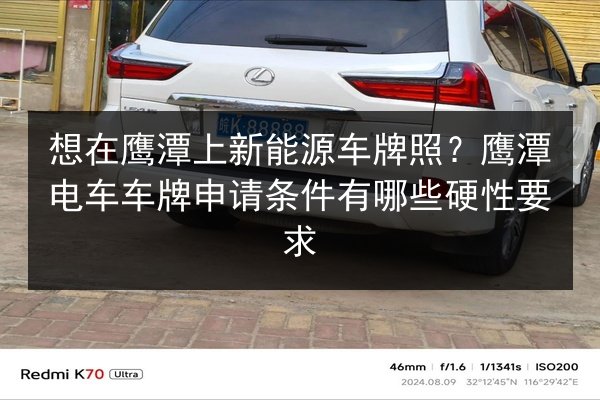 想在鹰潭上新能源车牌照？鹰潭电车车牌申请条件有哪些硬性要求 第2张