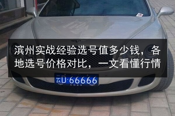 滨州实战经验选号值多少钱，各地选号价格对比，一文看懂行情