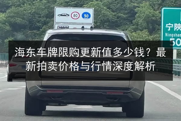 海东车牌限购更新值多少钱?最新拍卖价格与行情深度解析 第3张 海东车牌限购更新值多少钱?最新拍卖价格与行情深度解析 第3张