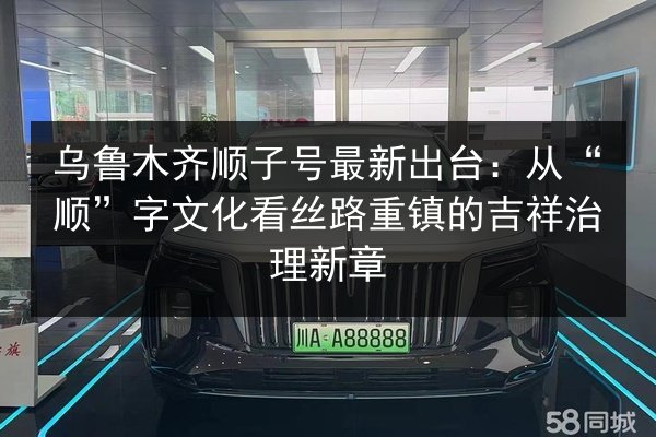 乌鲁木齐顺子号最新出台:从“顺”字文化看丝路重镇的吉祥治理新章 第3张 乌鲁木齐顺子号最新出台:从“顺”字文化看丝路重镇的吉祥治理新章 第3张