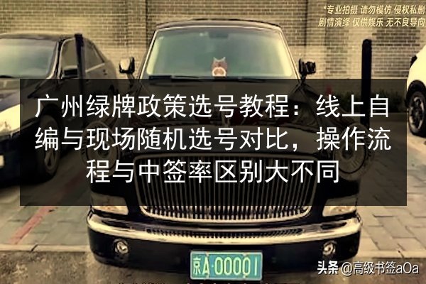 广州绿牌政策选号教程：线上自编与现场随机选号对比，操作流程与中签率区别大不同