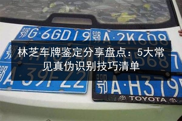 林芝车牌鉴定分享盘点:5大常见真伪识别技巧清单 第2张 林芝车牌鉴定分享盘点:5大常见真伪识别技巧清单 第2张
