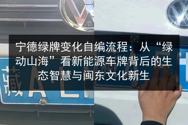 宁德绿牌变化自编流程:从“绿动山海”看新能源车牌背后的生态智慧与闽东文化新生 第3张 宁德绿牌变化自编流程:从“绿动山海”看新能源车牌背后的生态智慧与闽东文化新生 第3张