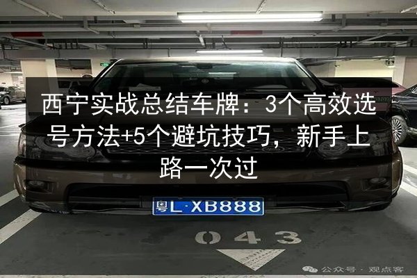 西宁实战总结车牌：3个高效选号方法+5个避坑技巧，新手上路一次过
