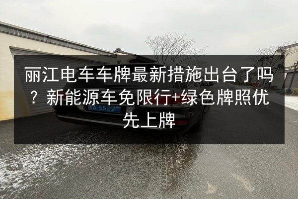 丽江电车车牌最新措施出台了吗？新能源车免限行+绿色牌照优先上牌