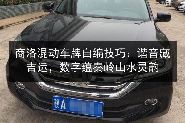 商洛混动车牌自编技巧:谐音藏吉运,数字蕴秦岭山水灵韵 第2张 商洛混动车牌自编技巧:谐音藏吉运,数字蕴秦岭山水灵韵 第2张