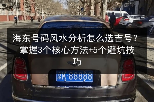 海东号码风水分析怎么选吉号？掌握3个核心方法+5个避坑技巧