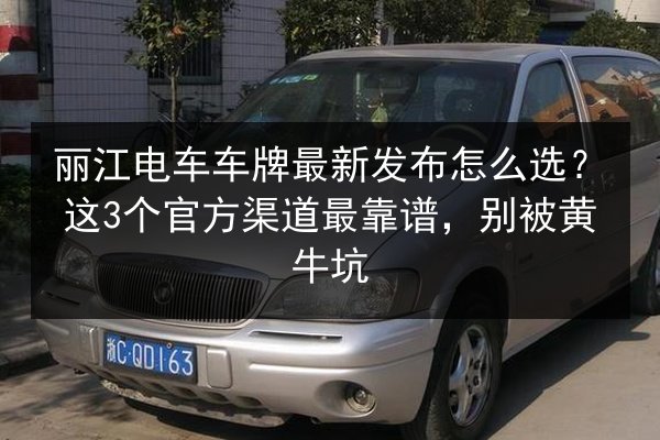 丽江电车车牌最新发布怎么选?这3个官方渠道最靠谱,别被黄牛坑 第3张 丽江电车车牌最新发布怎么选?这3个官方渠道最靠谱,别被黄牛坑 第3张