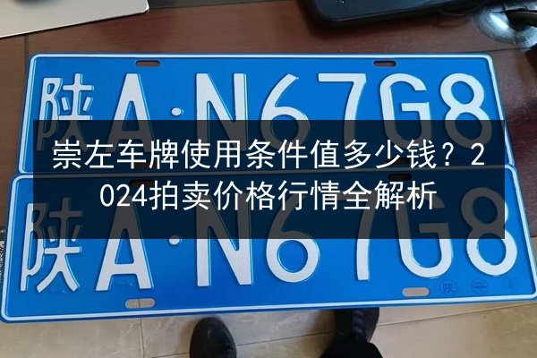 崇左车牌使用条件值多少钱？2024拍卖价格行情全解析 第4张