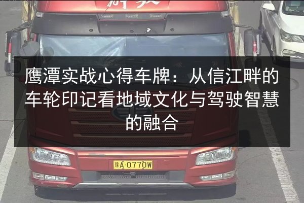 鹰潭实战心得车牌：从信江畔的车轮印记看地域文化与驾驶智慧的融合
