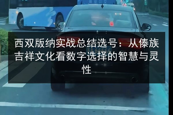 西双版纳实战总结选号:从傣族吉祥文化看数字选择的智慧与灵性 第3张 西双版纳实战总结选号:从傣族吉祥文化看数字选择的智慧与灵性 第3张