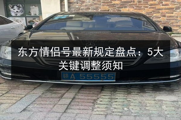 东方情侣号最新规定盘点：5大关键调整须知 第2张