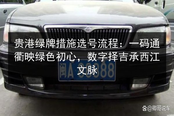 贵港绿牌措施选号流程：一码通衢映绿色初心，数字择吉承西江文脉