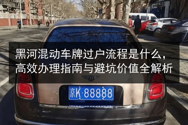 黑河混动车牌过户流程是什么,高效办理指南与避坑价值全解析 第2张 黑河混动车牌过户流程是什么,高效办理指南与避坑价值全解析 第2张