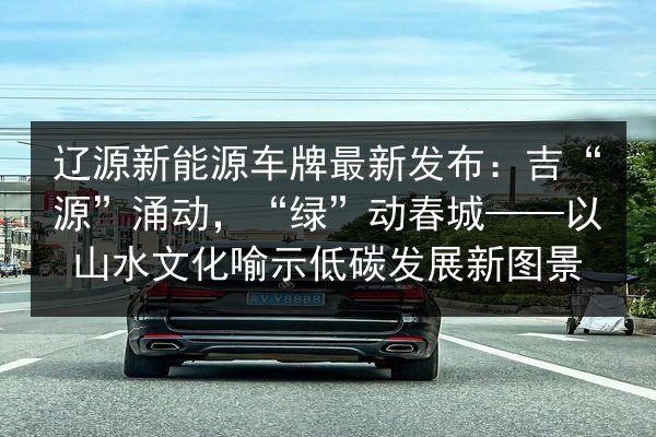 辽源新能源车牌最新发布:吉“源”涌动,“绿”动春城——以山水文化喻示低碳发展新图景 第2张 辽源新能源车牌最新发布:吉“源”涌动,“绿”动春城——以山水文化喻示低碳发展新图景 第2张