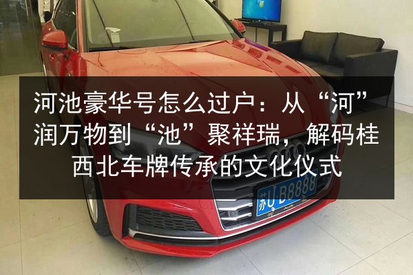 河池豪华号怎么过户：从“河”润万物到“池”聚祥瑞，解码桂西北车牌传承的文化仪式