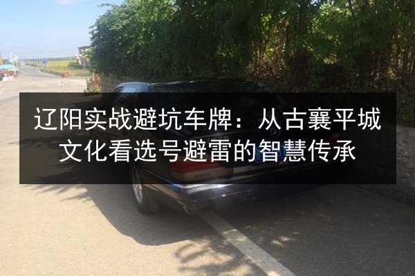 辽阳实战避坑车牌：从古襄平城文化看选号避雷的智慧传承