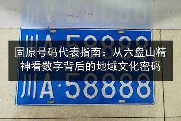 固原号码代表指南：从六盘山精神看数字背后的地域文化密码