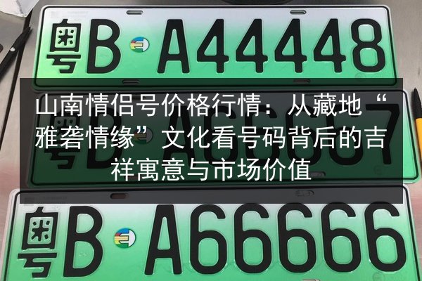 山南情侣号价格行情:从藏地“雅砻情缘”文化看号码背后的吉祥寓意与市场价值 第3张 山南情侣号价格行情:从藏地“雅砻情缘”文化看号码背后的吉祥寓意与市场价值 第3张