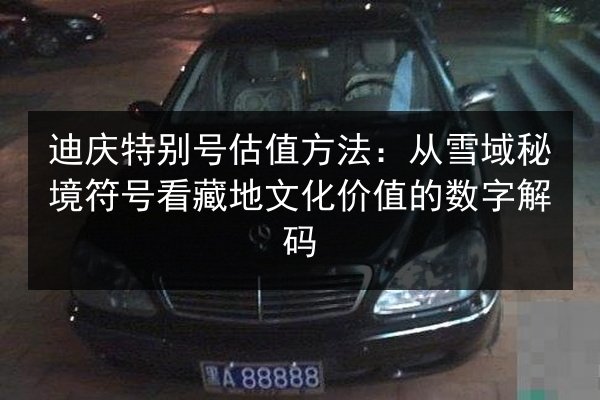 迪庆特别号估值方法：从雪域秘境符号看藏地文化价值的数字解码