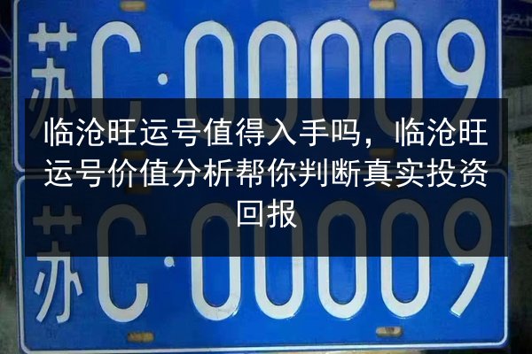 临沧旺运号值得入手吗，临沧旺运号价值分析帮你判断真实投资回报 第3张