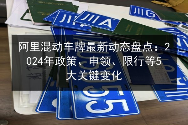 阿里混动车牌最新动态盘点：2024年政策、申领、限行等5大关键变化