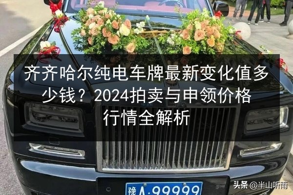 齐齐哈尔纯电车牌最新变化值多少钱?2024拍卖与申领价格行情全解析 第2张 齐齐哈尔纯电车牌最新变化值多少钱?2024拍卖与申领价格行情全解析 第2张