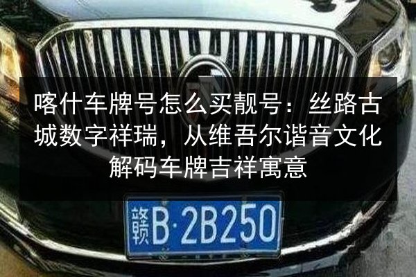 喀什车牌号怎么买靓号:丝路古城数字祥瑞,从维吾尔谐音文化解码车牌吉祥寓意 第2张 喀什车牌号怎么买靓号:丝路古城数字祥瑞,从维吾尔谐音文化解码车牌吉祥寓意 第2张