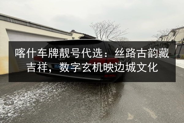 喀什车牌靓号代选:丝路古韵藏吉祥,数字玄机映边城文化 第2张 喀什车牌靓号代选:丝路古韵藏吉祥,数字玄机映边城文化 第2张