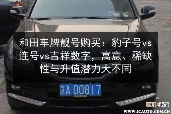 和田车牌靓号购买:豹子号vs连号vs吉祥数字,寓意、稀缺性与升值潜力大不同 第3张 和田车牌靓号购买:豹子号vs连号vs吉祥数字,寓意、稀缺性与升值潜力大不同 第3张