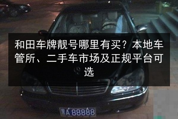 和田车牌靓号哪里有买?本地车管所、二手车市场及正规平台可选 第2张 和田车牌靓号哪里有买?本地车管所、二手车市场及正规平台可选 第2张
