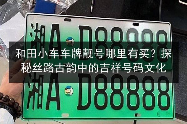 和田小车车牌靓号哪里有买?探秘丝路古韵中的吉祥号码文化 第2张 和田小车车牌靓号哪里有买?探秘丝路古韵中的吉祥号码文化 第2张