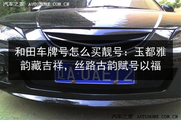 和田车牌号怎么买靓号:玉都雅韵藏吉祥,丝路古韵赋号以福 第3张 和田车牌号怎么买靓号:玉都雅韵藏吉祥,丝路古韵赋号以福 第3张